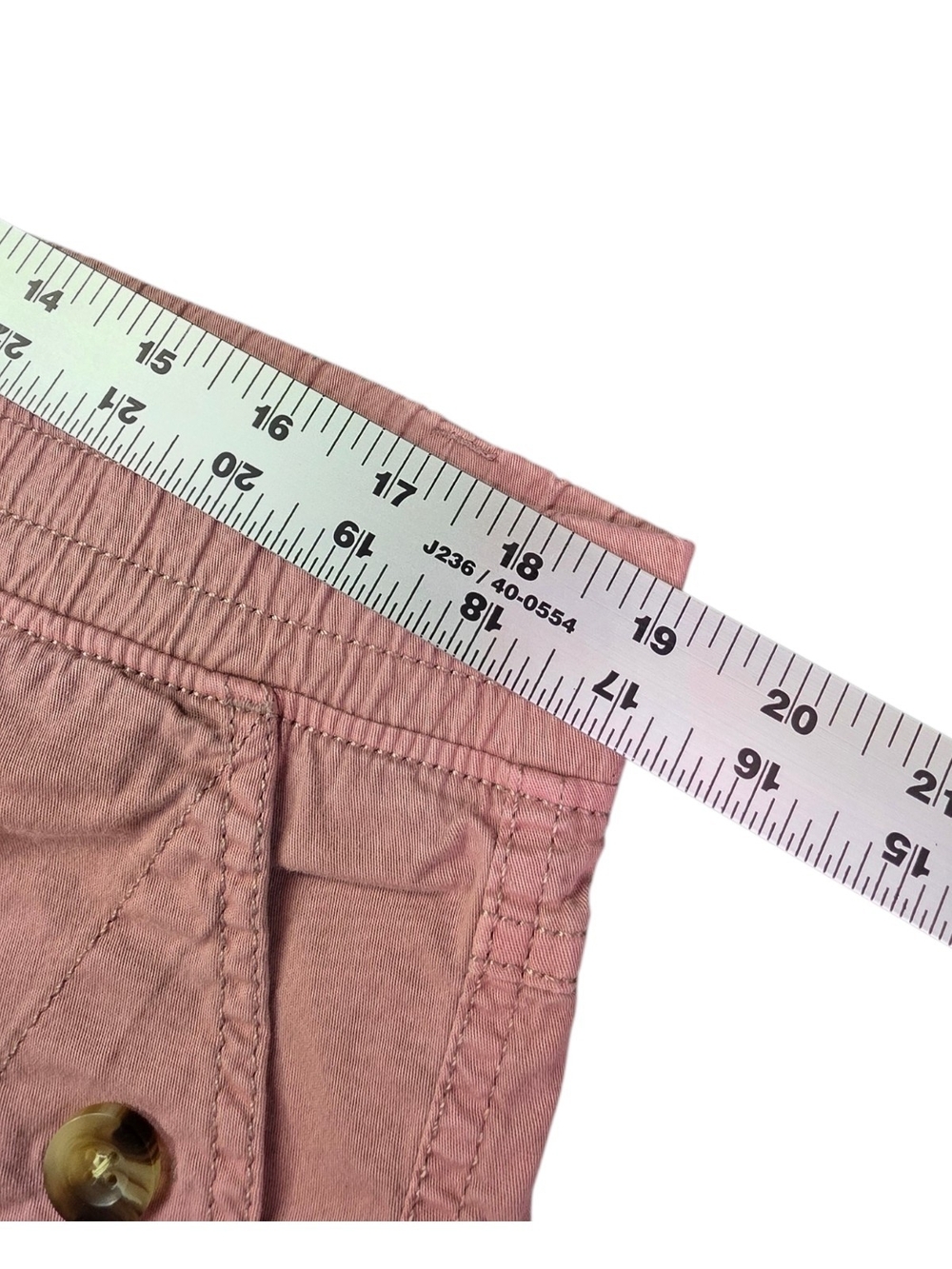 SONOMA Goods For Life Women's Size 16 Pink Utility Cargo Shorts Elastic Waist - Picture 4 of 8